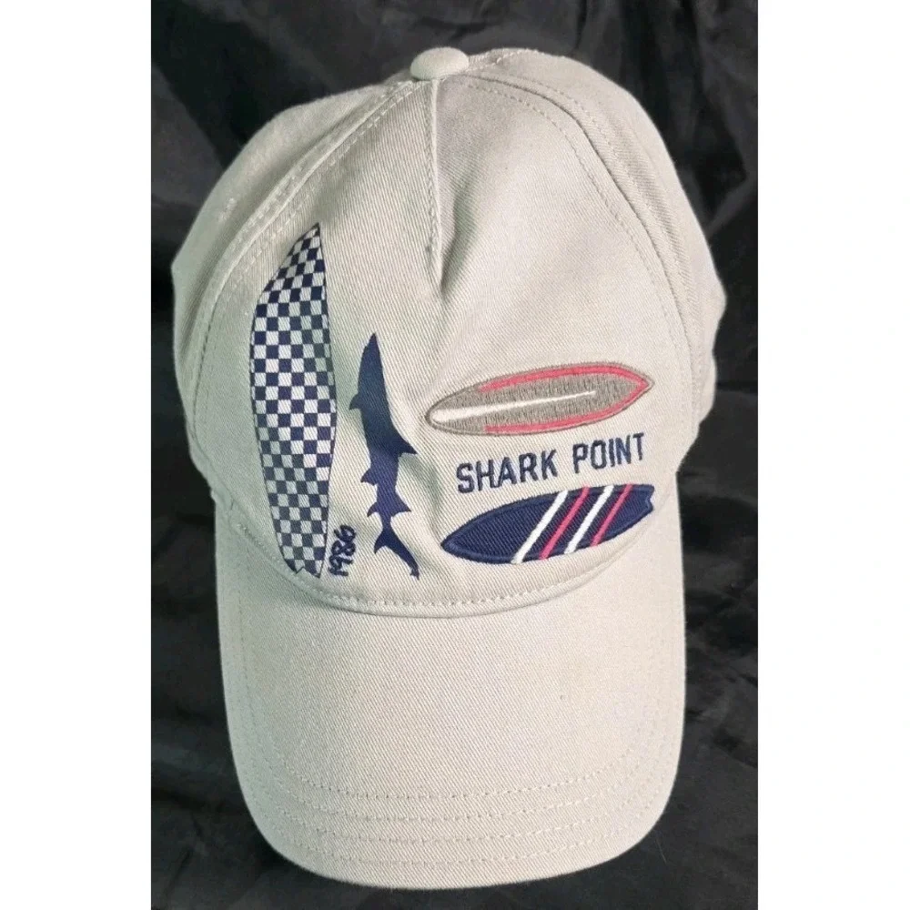 Gymboree Gray Sharkpoint Youth Large Strap back Hat Cap Kids‎